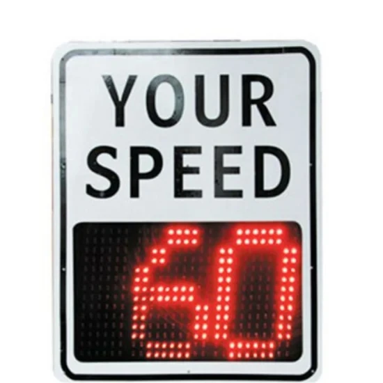 

Car Speed Sign Detector Digital Red Green Display Screen Solar Radar Speed Limit Signs with Camera Monitoring