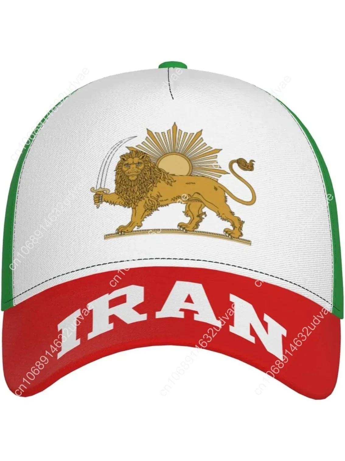 

Iran Flag Cool Lion Baseball Cap 3D Printing Baseball Cap Summer Travel Hiking Beach Sun Hat Multi-color