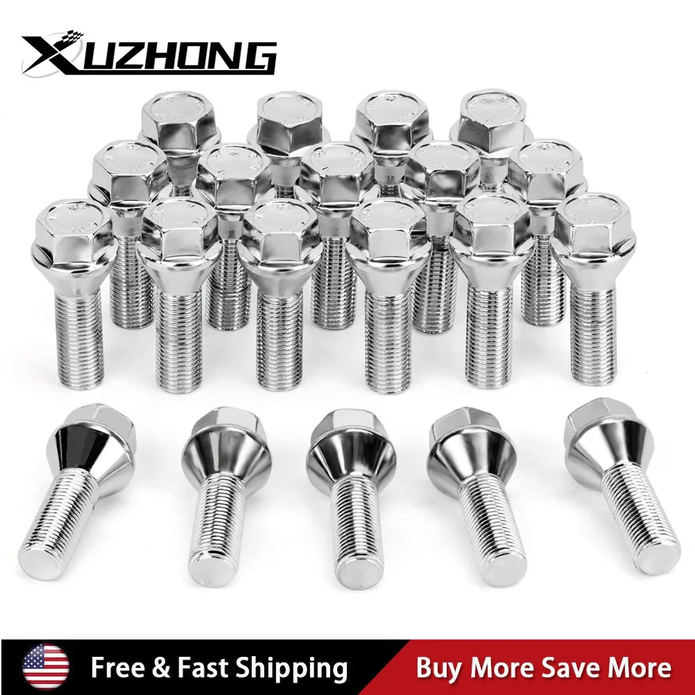 

12x1.25 20PCS Wheel Lug Nuts for Jeep Cherokee Compass Dodge Dart Chrysler 200