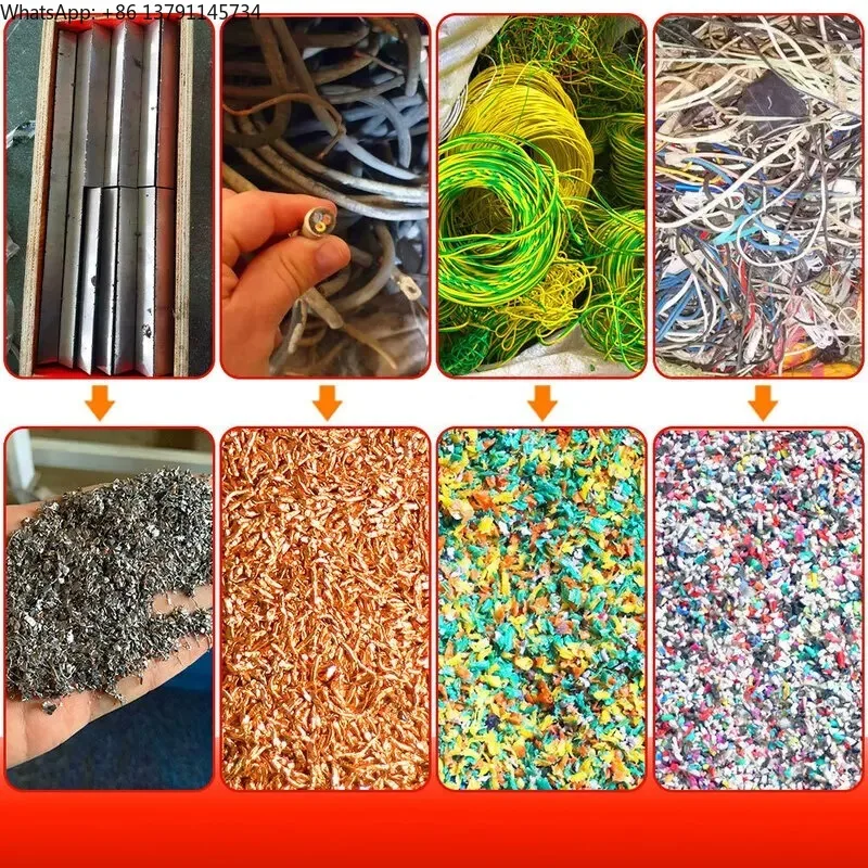 Mini Waste Cable Wire Crushing Separating Copper Granulator Machine