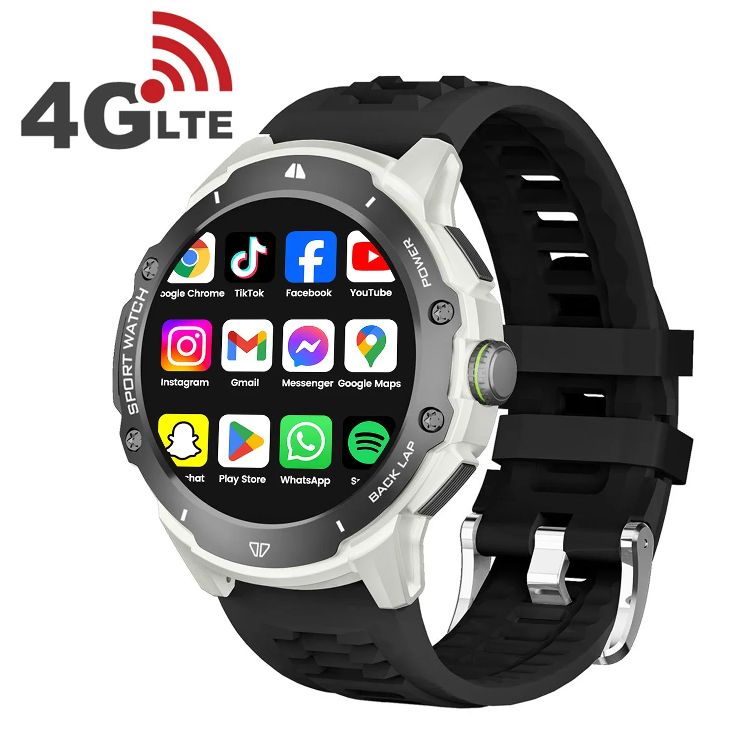 

4G Android Phone SIM Card WIFI GPS NFC Smartwatch G15 Pro AMOLED Display RAM 2G ROM 32GB 780mAh Big Battery Smart Watch