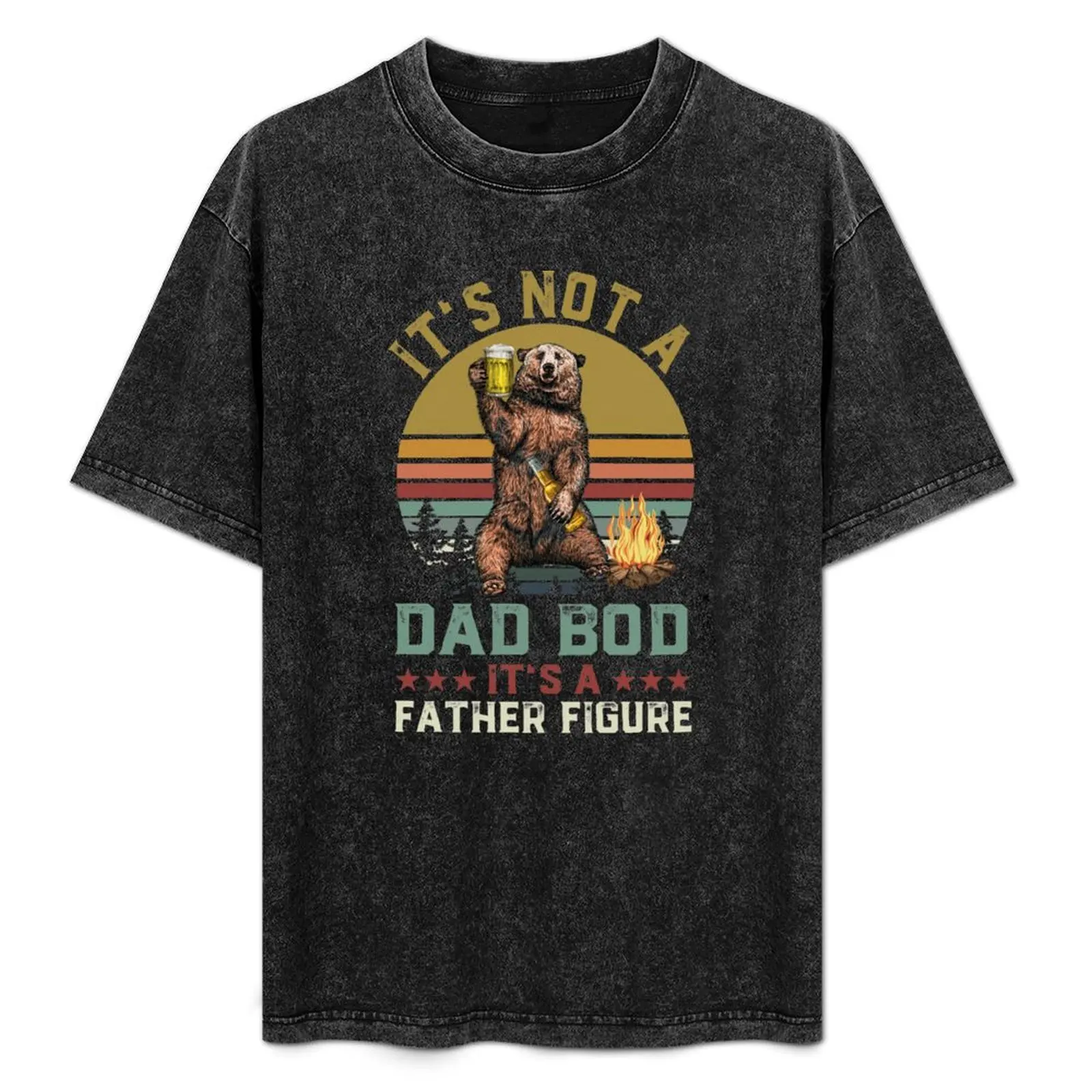 

It's Not A Dad Bod It's A Father Figure T-Shirt Casual All Match Tee Shirt for Men