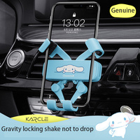 Cinnamoroll Melody Car Phone Mount Character Air Vent Clip Holder Stable Anti Slip Cute Girl Car Accessories For iPhone Samsung