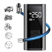 Bomba de aire inalámbrica para coche, compresor de aire, inflador de bolas de neumáticos, inflador de neumáticos con luz LED, 150PSI, eléctrico para coches, motocicletas y bicicletas