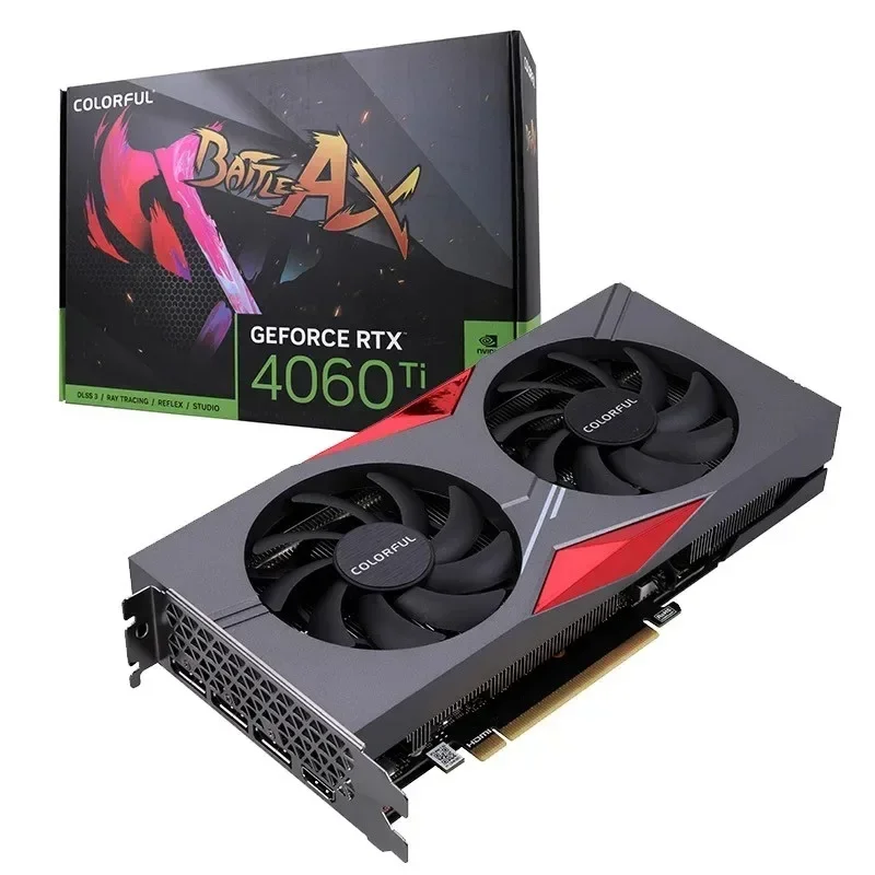 

Tomahawk GeForce RTX 4060 Ti DUO 8GB 128BIT 2fan Video Card Coloful Game Card