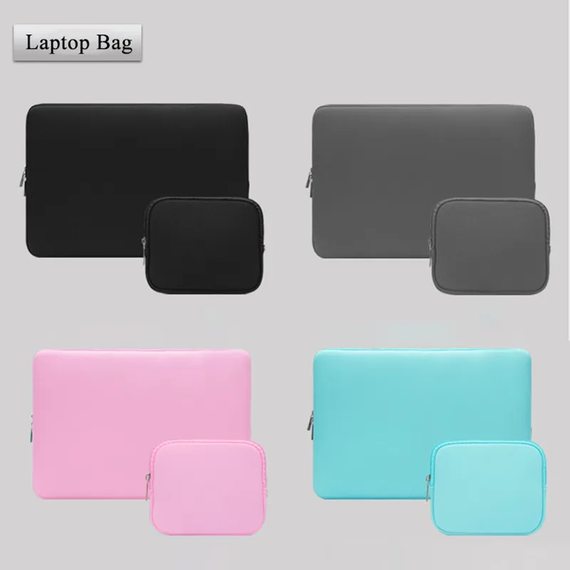 Portable Laptop Inner Liner Bag 11-15.6 inch Computer Case For Xiaomi HP Dell Lenovo Notebook Macbook Air Pro Laptop Accessories