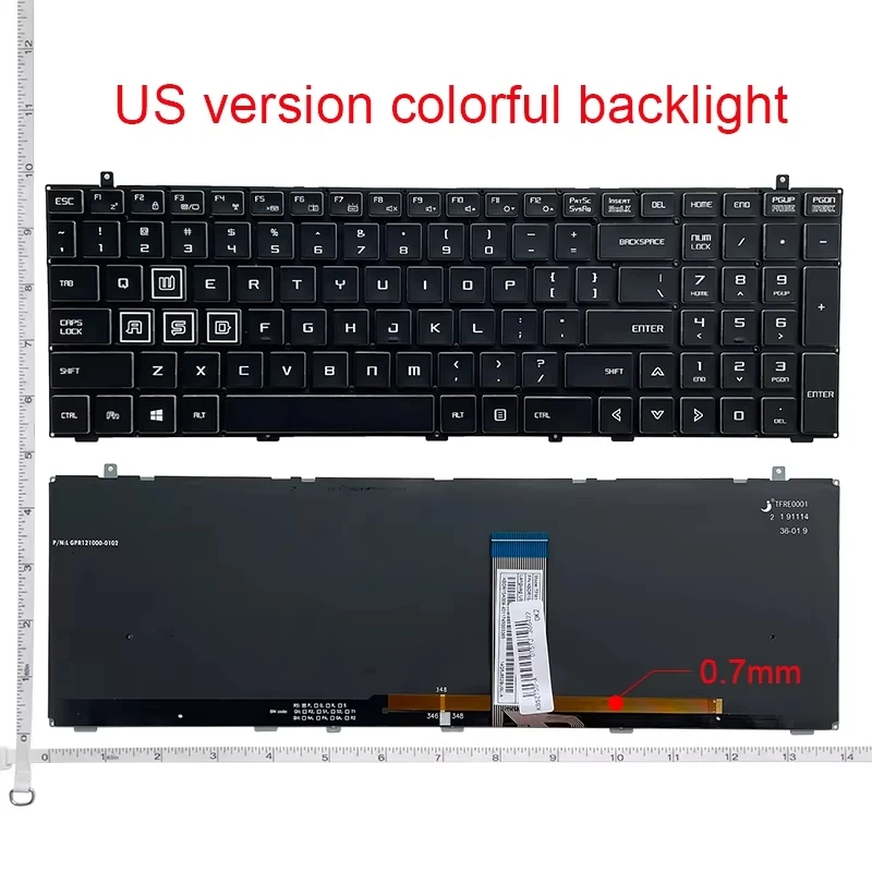 US Keyboard FOR Hasee T50 G7-CT7VK Z7-CT5GA/KP5GA/KP7GC/KP7GT/KP7D2/KP7EC/KP7GA/KP5GC/KP7GH/KP7GM Z7M-KP7D2/KP7G1/KP7GC