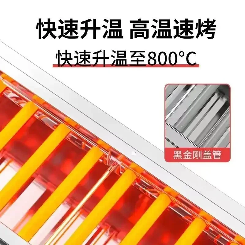 Outdoor Stall Roast Oyster skewers BBQ Stove new Commercial Gas Black Diamond Gas BBQ Stove Gas BBQ Stove