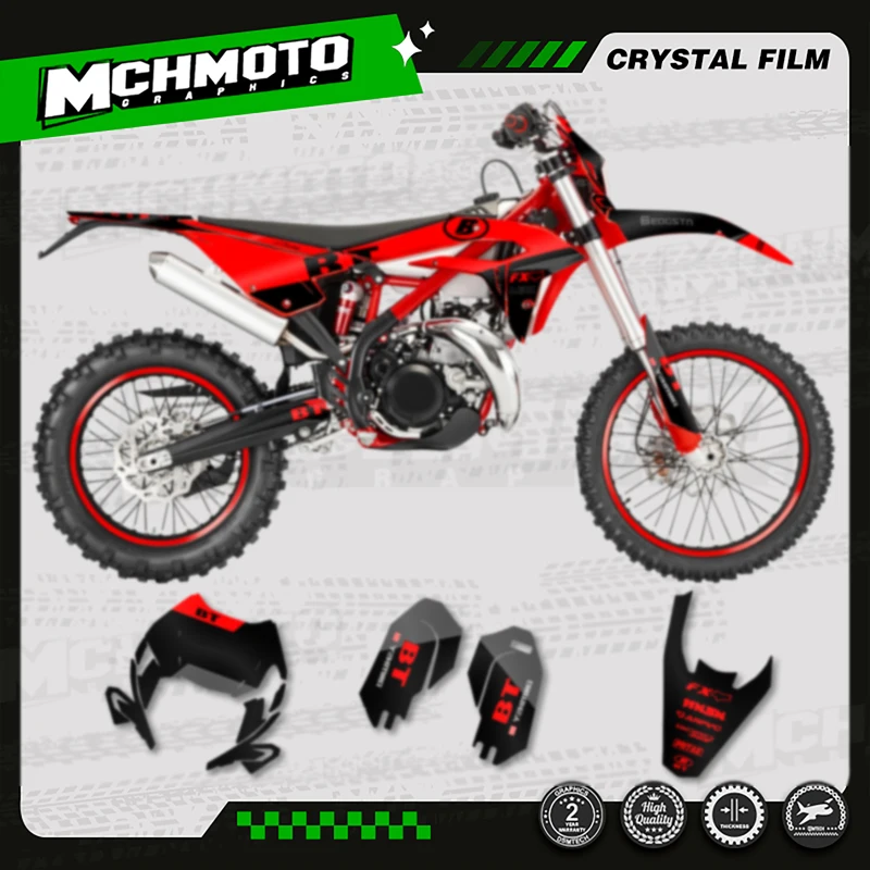 

MCHMFG Motorcycle Team Motorcycle Decal Stickers For BETA XTRAINER 2023-2025 2023 2024 2025 250 300 350 -004