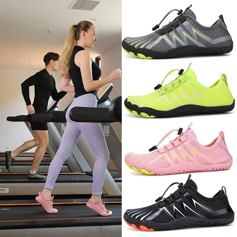 Women's Outdoor Trekking Shoes Five-Finger Beach Shoes Diving Swimming Water Shoes Climbing Rope Jumping Hiking Shoes