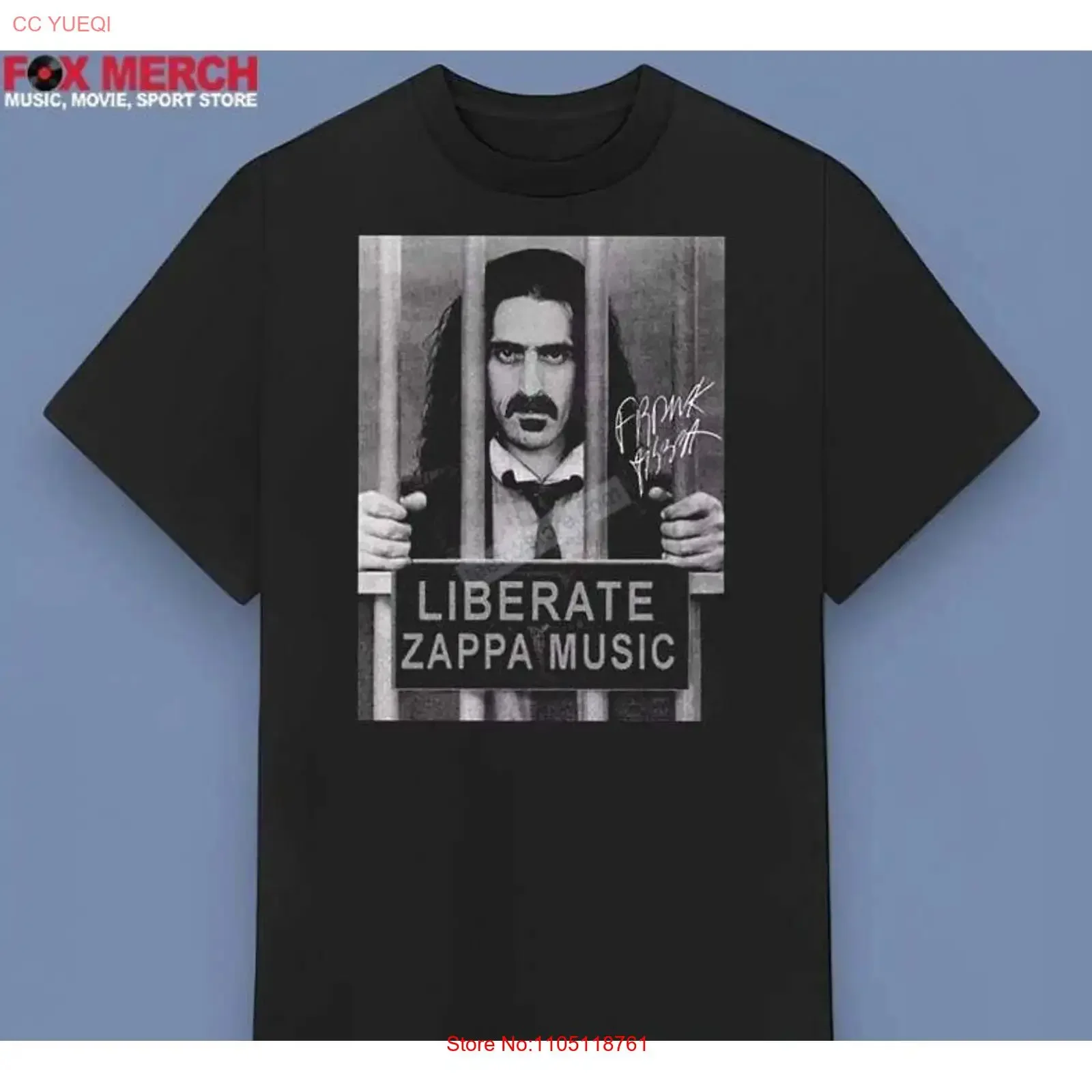 Frank Zappa Liberate Music T Shirt Size S 5Xl vintage Washed designer clothes Top For Everyday Wear Soft graphic homme Casual