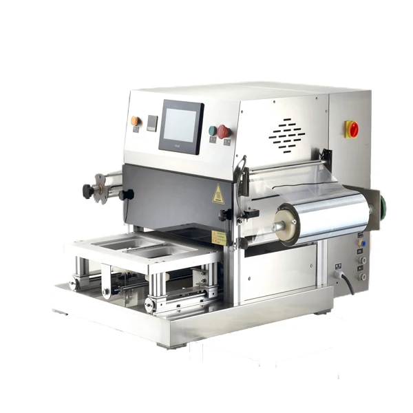 Food Tray Sealer Sealing Machine Vacuum Gas Tray Sealing Machine Plastic Tray Forming Filling Sealing Machine