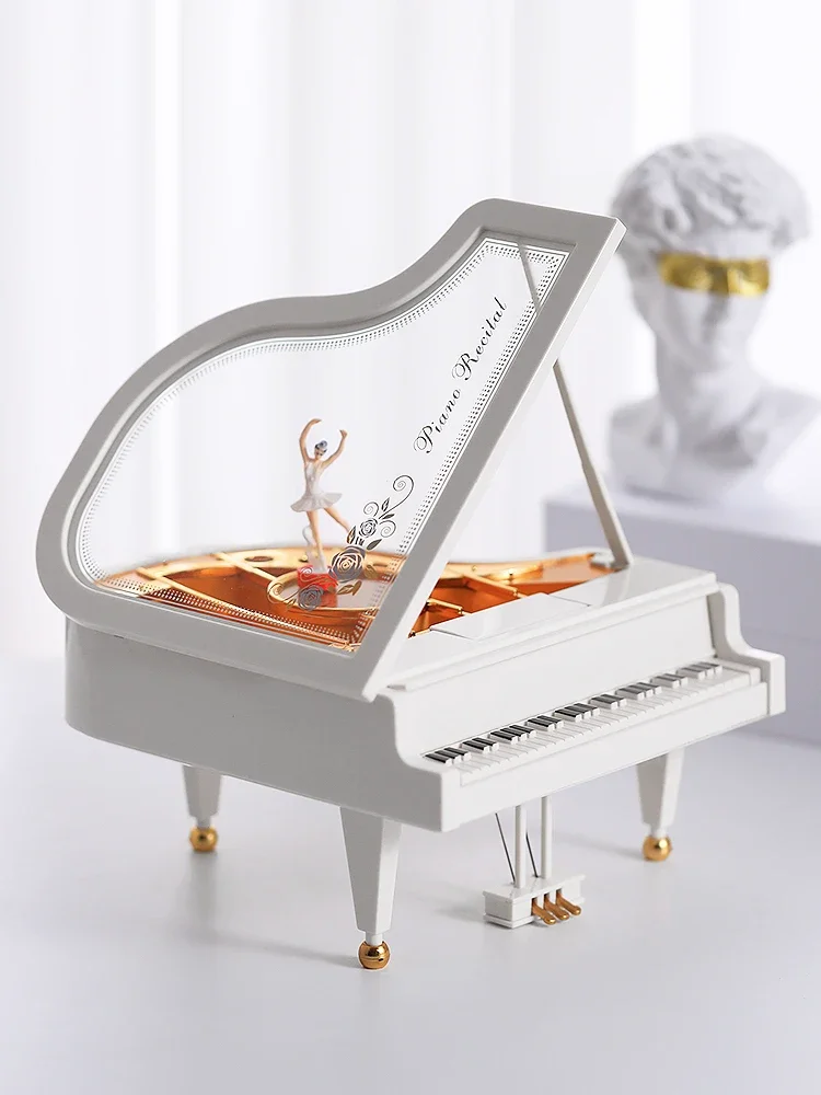 

Piano Music Box Birthday Gift Girls Dance Ballet Girls Valentine's Day Gift