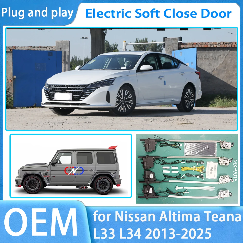for Nissan Altima Teana L33 L34 2013-2025 OEM Car Soft Close Door System Automatic Electric Auto Pull Power Latch Power