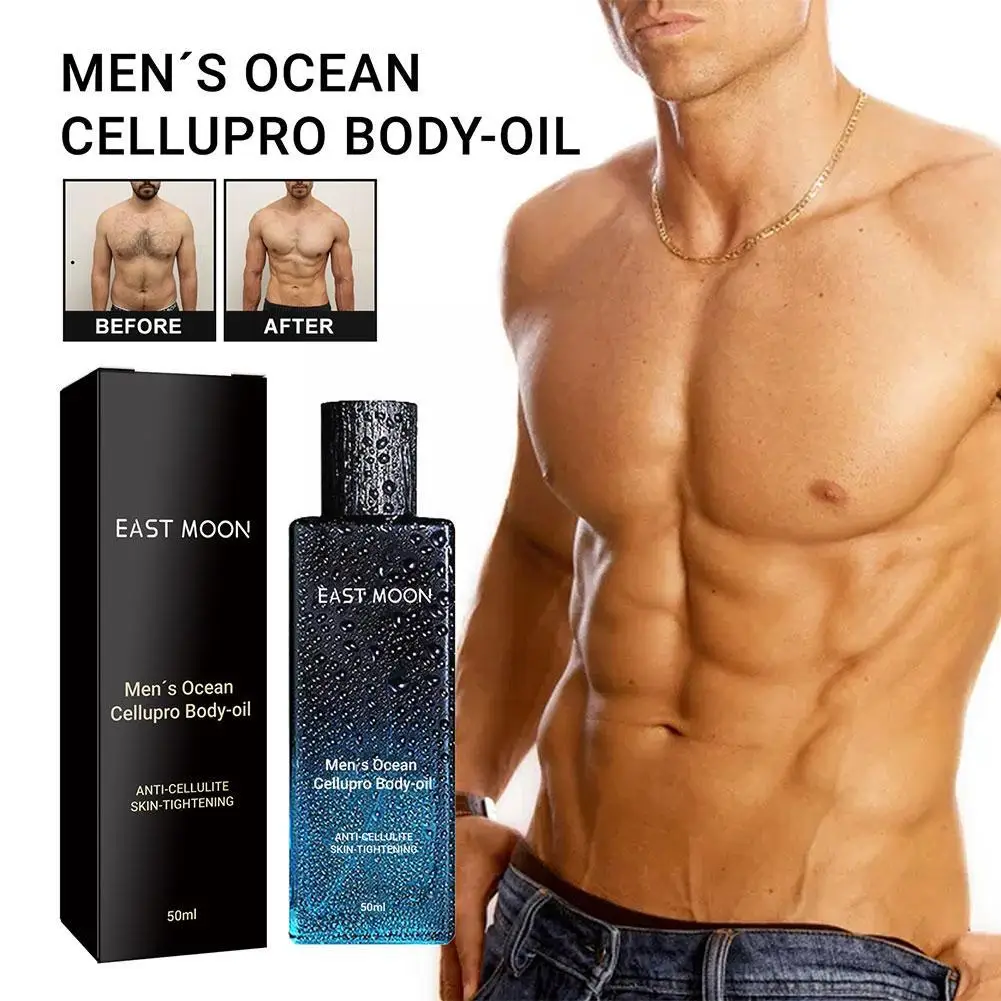 Ocean Cellupro-Aceite Corporal reafirmante para hombre, aceite de celulitis orgánico 2023, masaje corporal Anti-Nuevo, 50ml, L2x3