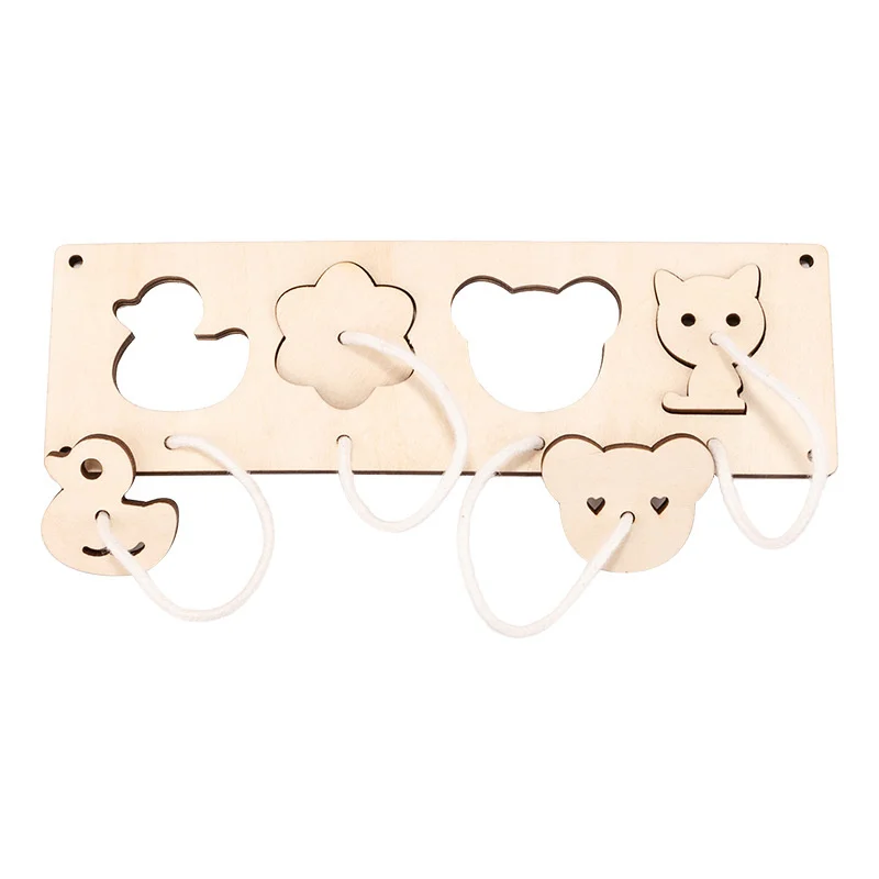 Bébé Montessori occupé conseil bricolage éléments en bois pièces Accessoires pour enfants bébé éducation sablier chaussure labyrinthe Gearsbrain jeu jouet