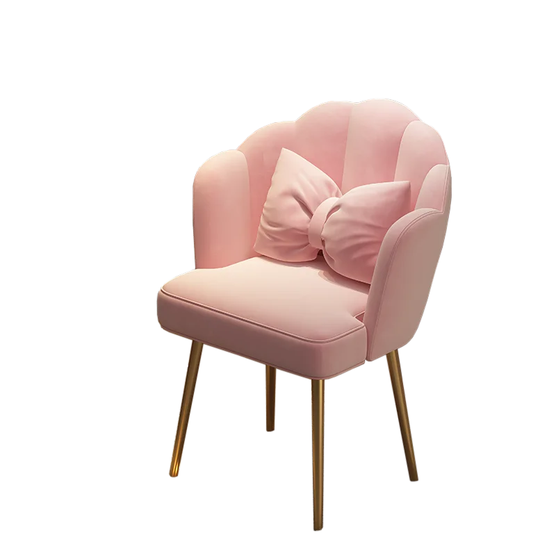 

Luxury makeup stool online celebrity back chair girls bedroom modern minimalist dresser