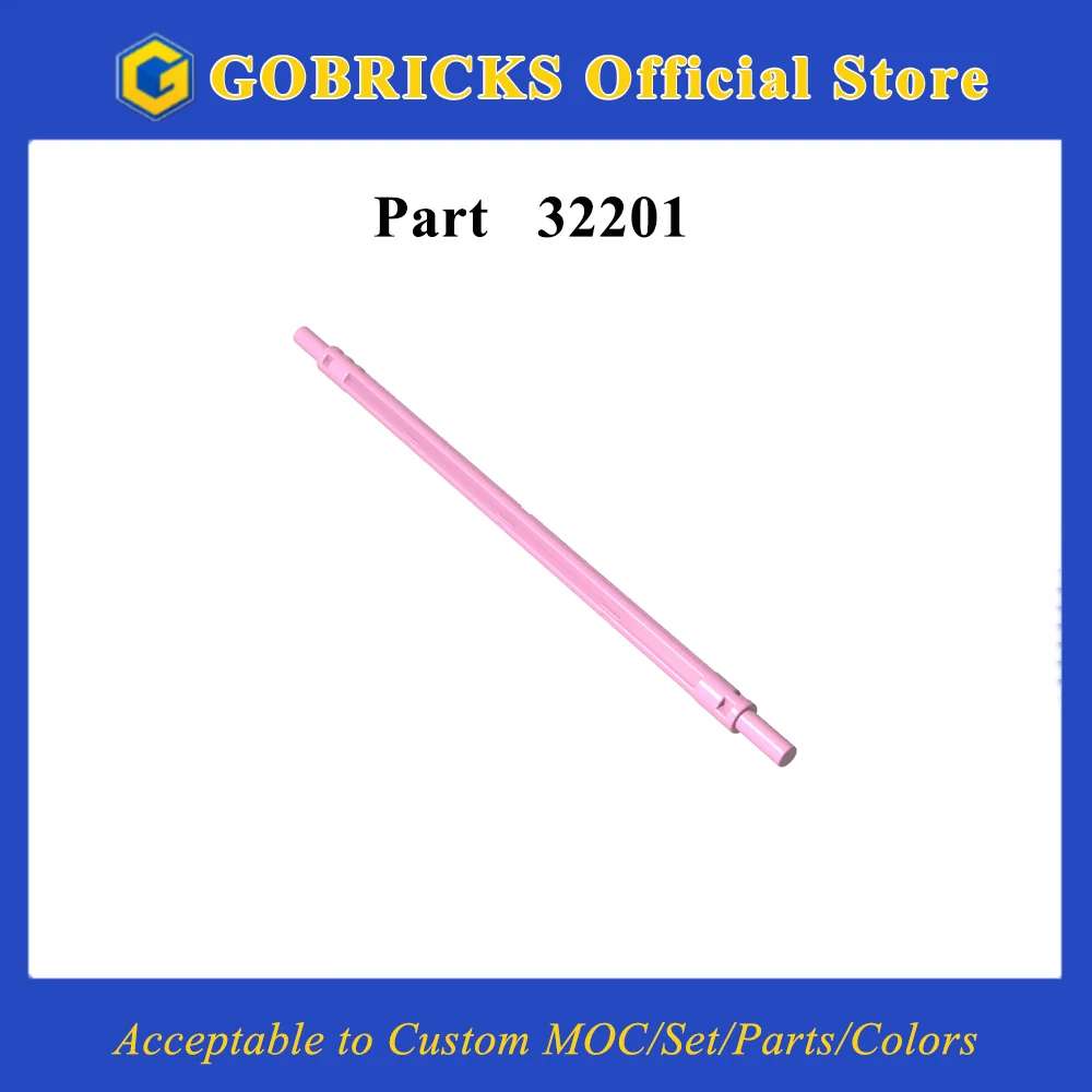 

Gobricks 1PC 32201 Axle Hose Bricks Soft 14L Compatible MOC Building Block Creative Model Toy Adult Kids DIY Technic-Tubes