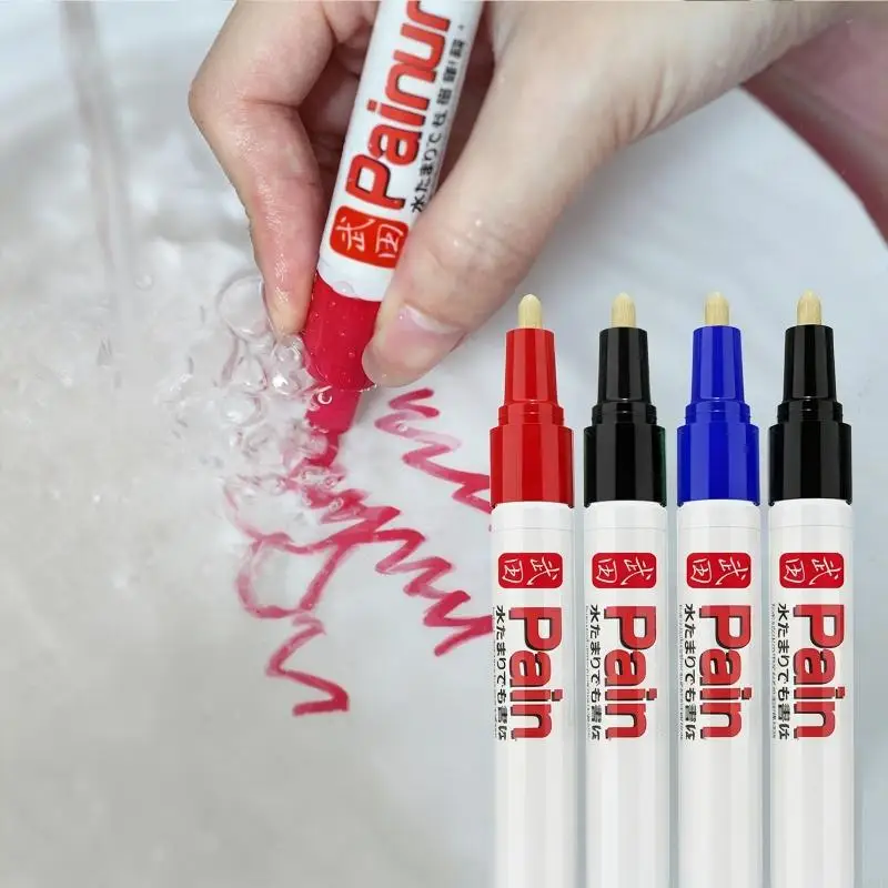 Fadeproof Sunproof Paint Marker Pen Multipurpose Waterproof Underwater Paint Pen For Diving Swimming And Water Activity