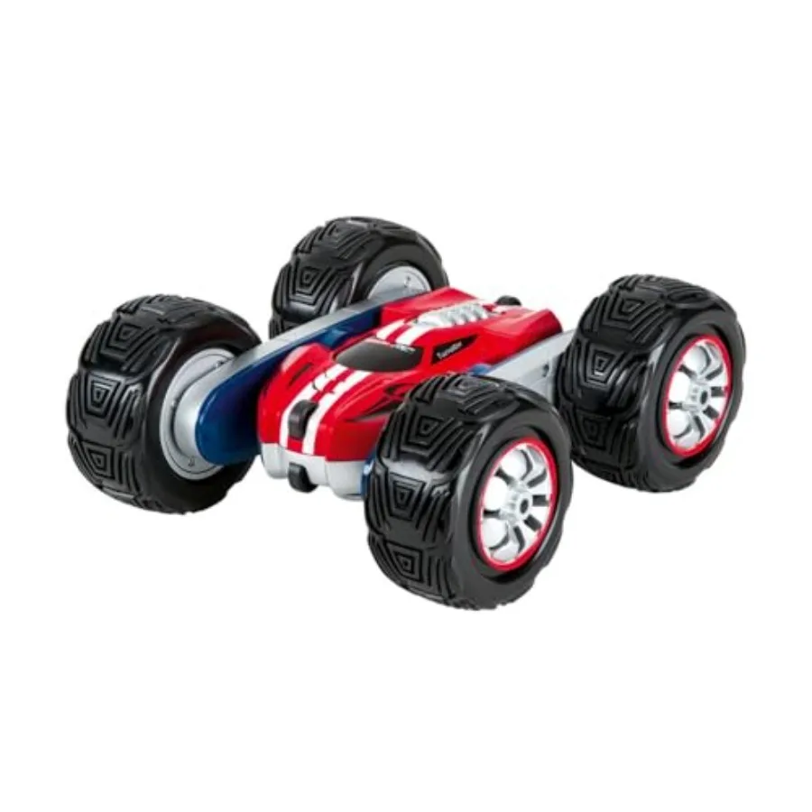 

RC 2.4GHz Turnator 360 Flip Action Remote Controlled Car with Plastic Body in Black and Red for Indoor and Outdoor Use Electric