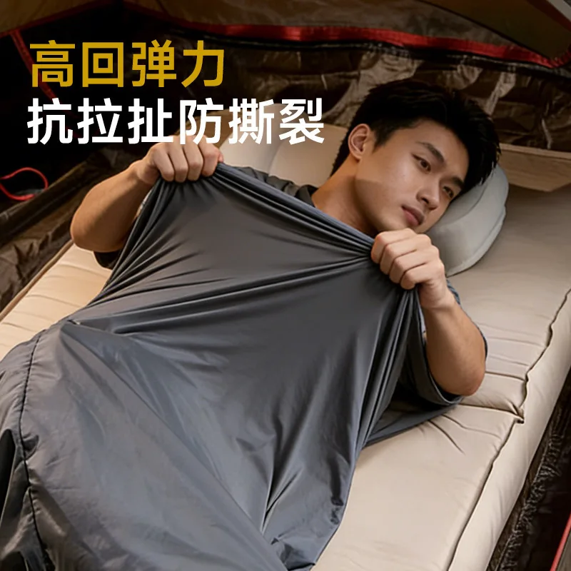 Thin Antibacterial Sleeping Bag Liner Travel Outdoor Camping Hotel Portable Storage Dirty Sleeping Bag Liner Lightweight view 4