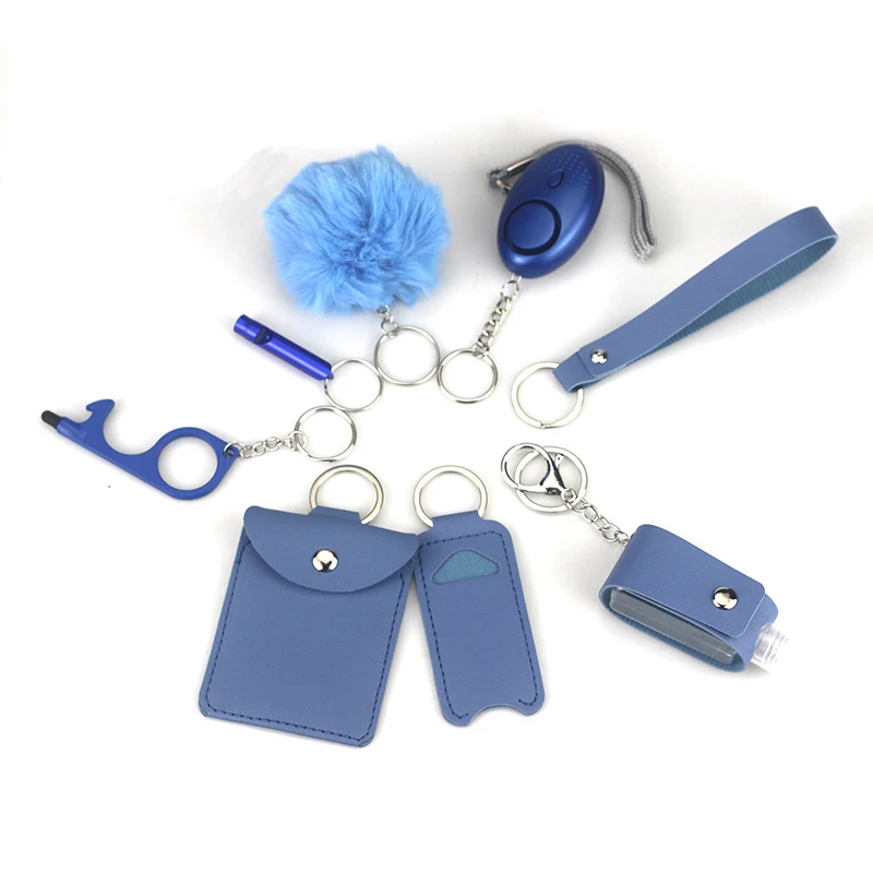 Imagem -06 - Conjunto de Chaveiros para Mulheres e Meninas Self Protection Key Rings Presentes para Mulheres 10 Pcs