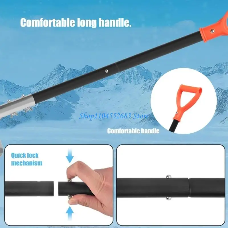 

Lightweight Aluminum Utility Shovel Snow Digging Tool For Campers Farmers And Homeowners Multipurpose And Sturdy