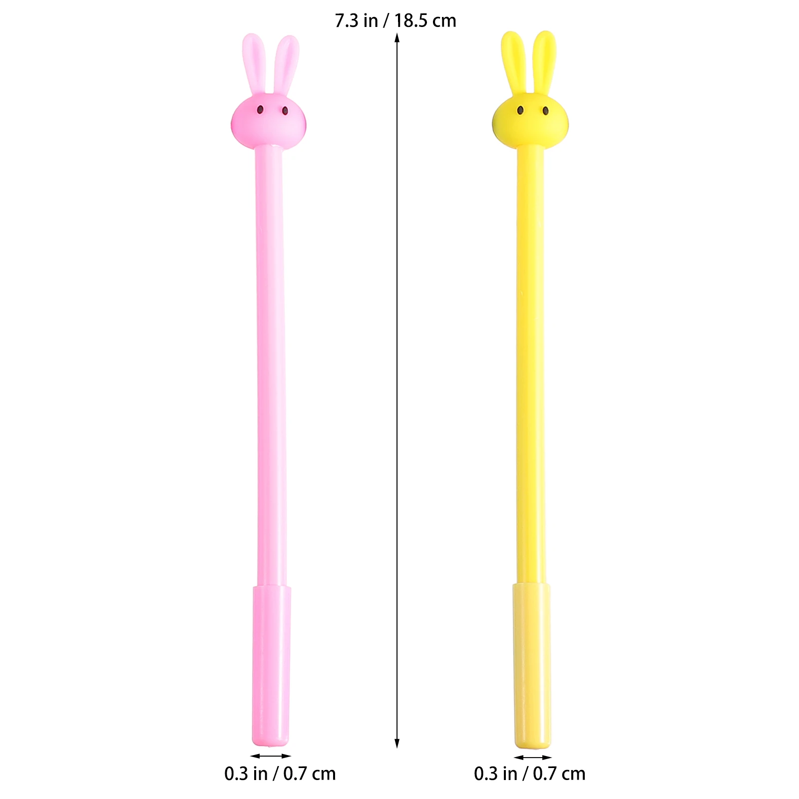 

16pcs Rabbit Pens Creative Gel Writing Instruments Long Ears Stationery Gifts Students Practical Tools Lovely Design