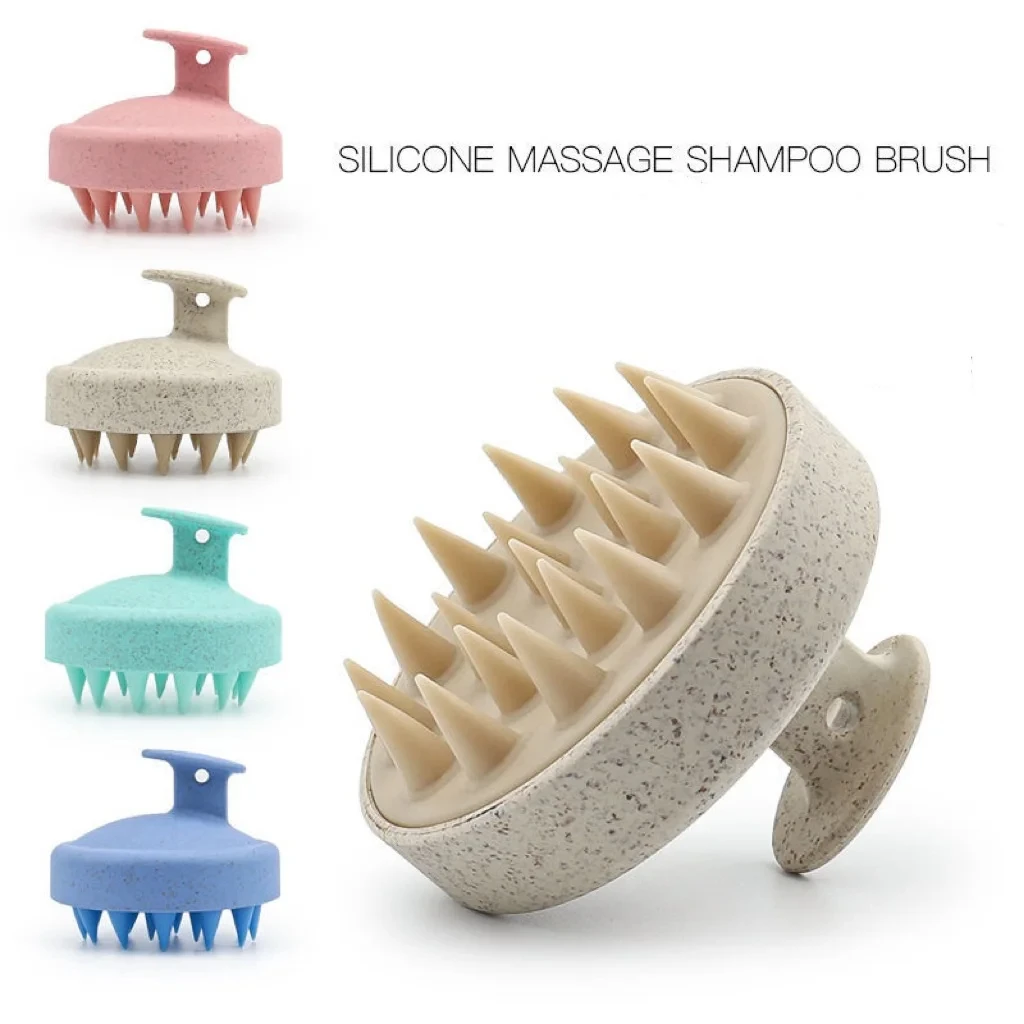 Head Cleansing and Massage Wet and Dry Scalp Massage Brush Soft Massage Cushioned Airbag Non-invasive Scalp Deep Conditioning