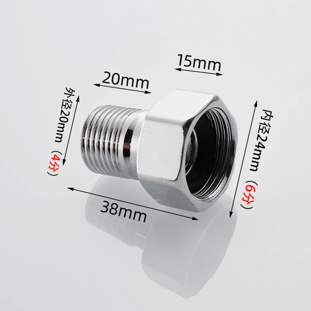 1 Set 3/4 Inchx1/2 Inch Union Radiator Valve Tail Stainless Steel Bathroom Shower Faucet Accessories 24*38 Mm