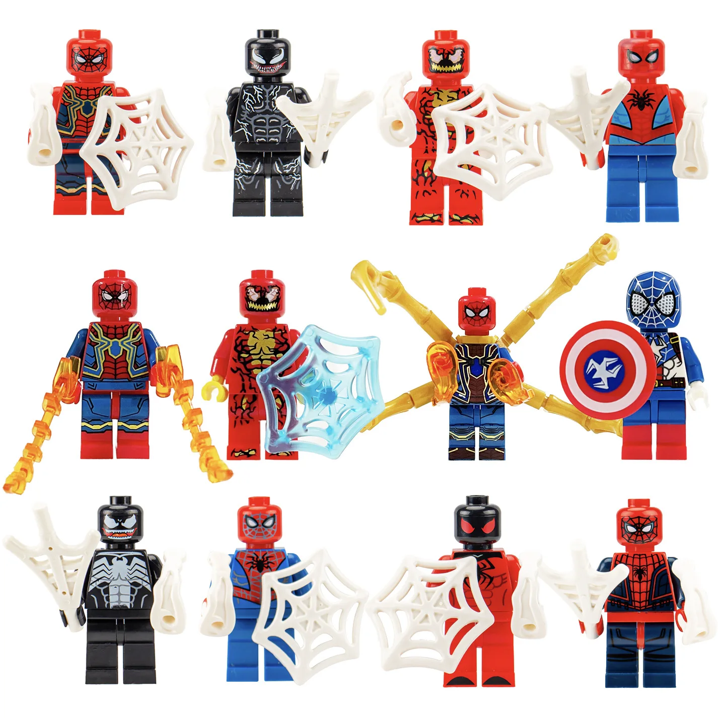 Ninja Anime Figuren Mini Figuurtjes Bouwblok Speelgoed Poppen Model Figuren Kinderen Jongens Verjaardag Cadeaus Slang Monster Gevechtsmodel