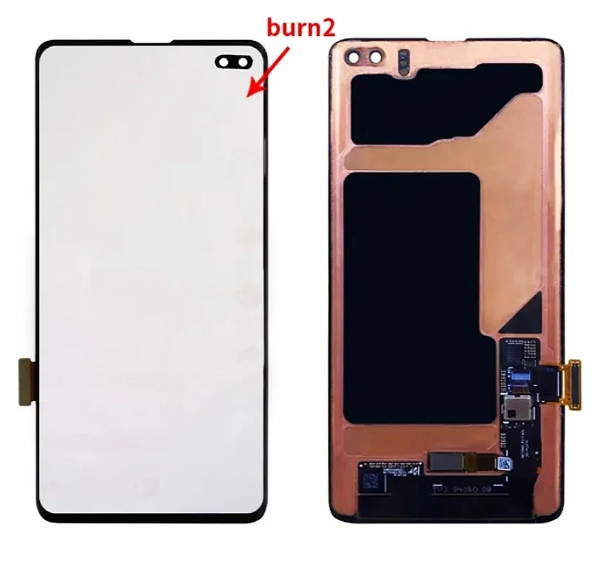 For Samsung Galaxy S10 Plus LCD SM-G975F G975D G975B G975U Display With Burn Shadow Touch Digitizer Assembly Replacement