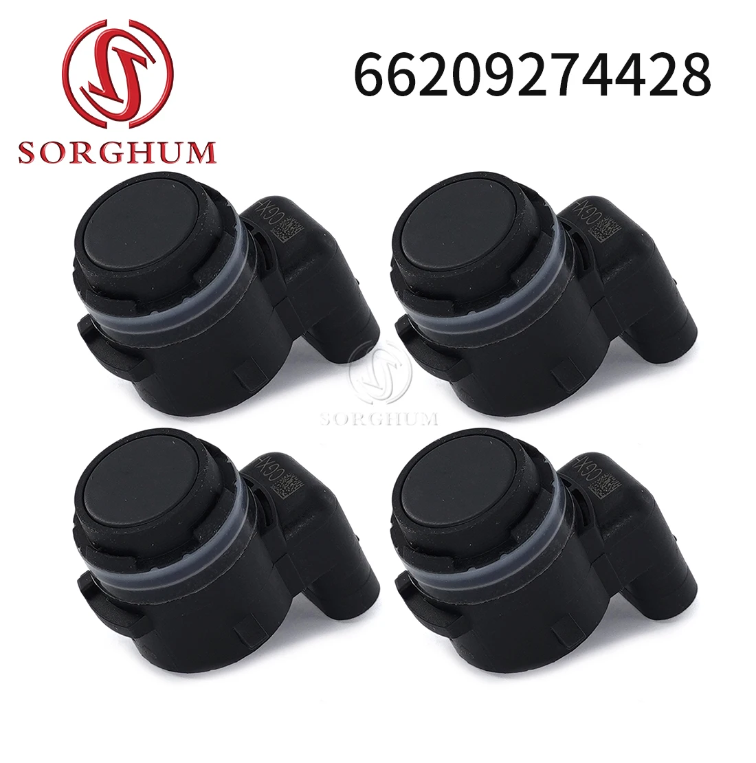 SORGHUM 4PCS 1PC 66209274428 For Chrysler Dodge Ram 1500 2019-2020 Auto PDC Bumper Parking Sensor Parktronic LR081449 6MK25TRMAA