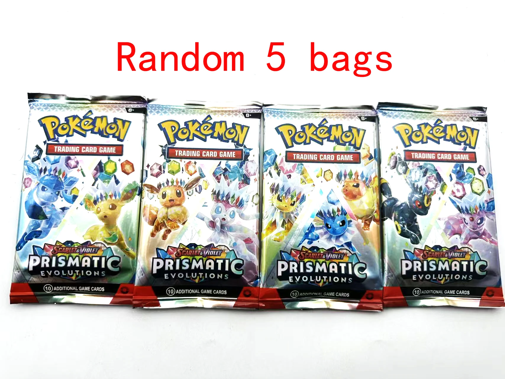360Pcs Pokemon Card Prismatic Evolutions PHANTASMAL FLAMES Scarlet Violet 151 Black Bolt English Booster Battle Transaction Card image 3