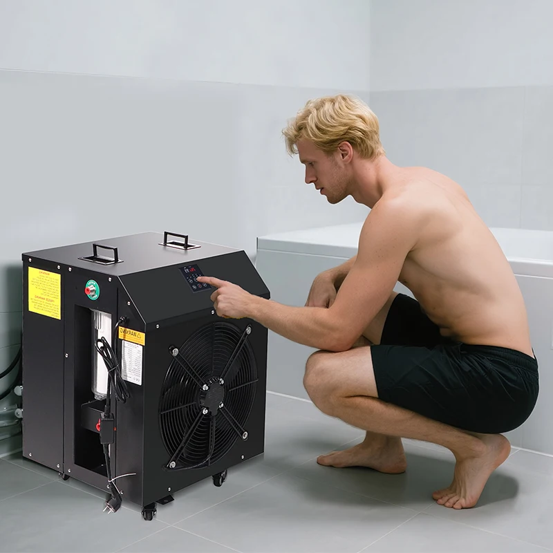 750W Portable Ice Bath Water Chiller with Temperature Control, Filter and Pump for Cold Plunge Pool