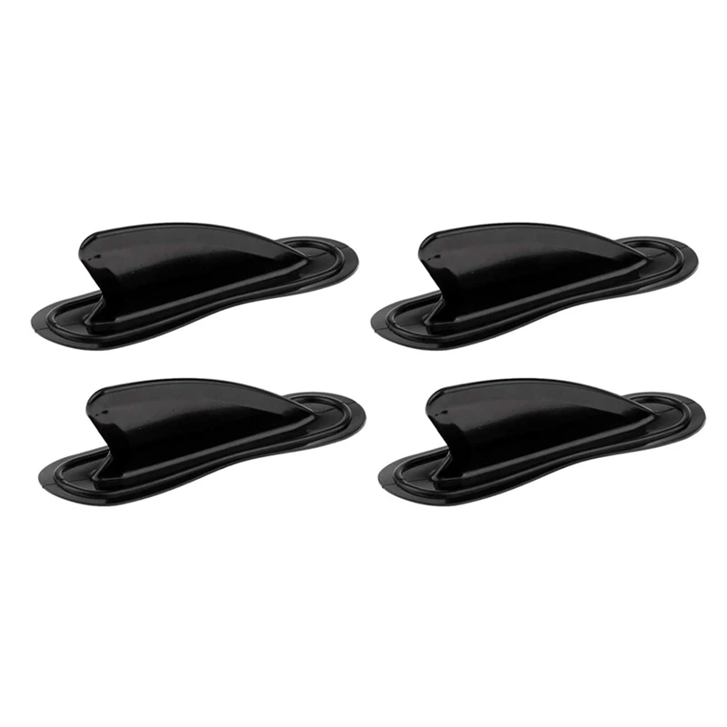 4 Pcs Kayak Tracking Fin,Inflatable Boat Shark Fin Watershed Board Fin Mounting Points PVC Replacement Accessories