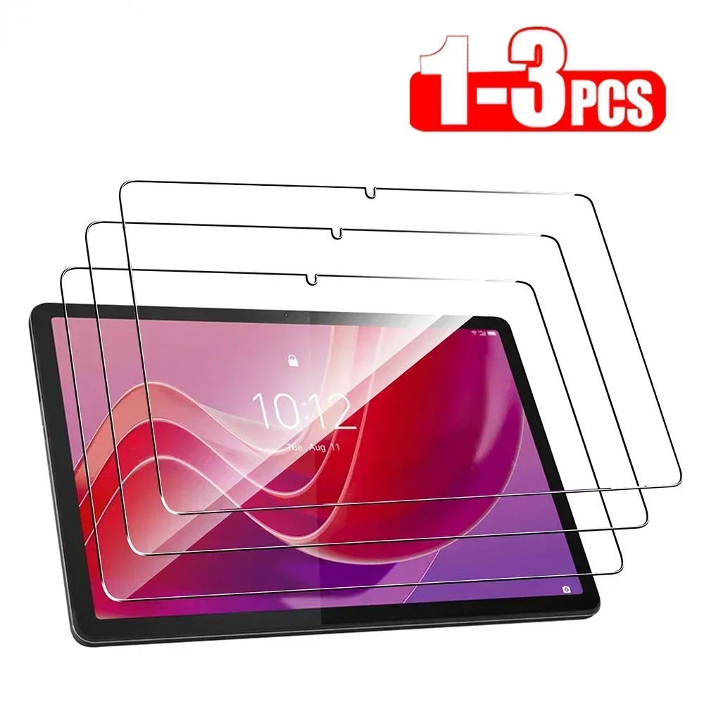 3 Pieces HD Scratch Proof Screen Protector Tempered Glass For Lenovo Tab M11 11-inch 2024 Tablet Protective Film