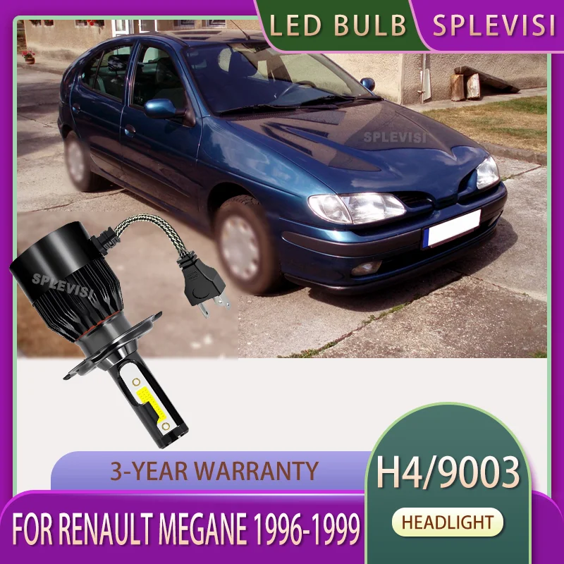 

Robust wires not flimsy 2pcs Durable LED Headlight Headlamp Waterproof Car Light For Renault Megane 1996 1997 1998 1999