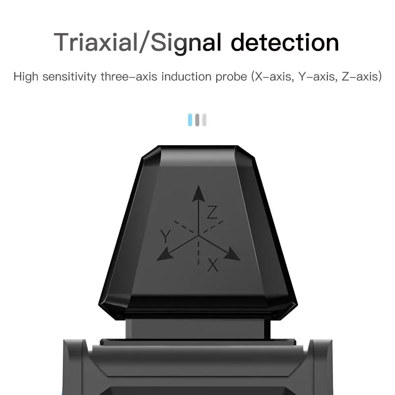 3-In-1 Color Screen EMF Meter 30Mhz~8GHz High Frequency Radiometer Electromagnetic Field RF Radiation Detector Max/Avg Test