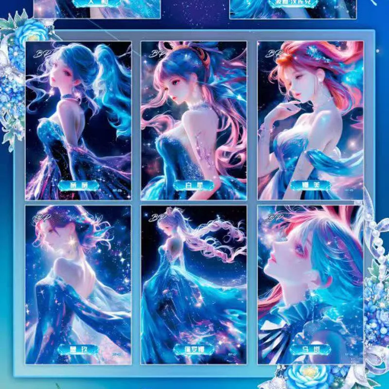 Wholesales Demon Slayer Anime Collection Card Acrylic Qian Ji Culture Tanjirou Sexy Breast Style Waifu Doujin Playing Cards Part