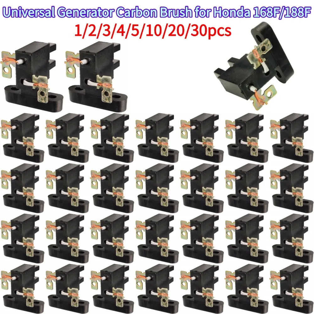 Escobilla de Carbón Universal para Generador Honda 168F/188F, 2000-5000W, Portaescobillas de Carbón para Alternador, Repuesto, Accesorios