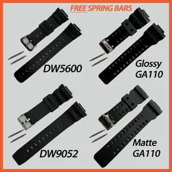 Silicone Rubber Band Strap For G-Shock DW5600 DW6900 DW9052 GA110 Belt G Shock Bracelet Watchband Dw-5600 Dw-6900 DW-9052