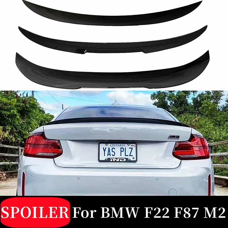 Alerón trasero para coche, accesorios de tuneado para BMW Serie 2, F22, F23, F87, M2, M235i, M240i, 218i, 220i, 228i, M4, MP, PSM