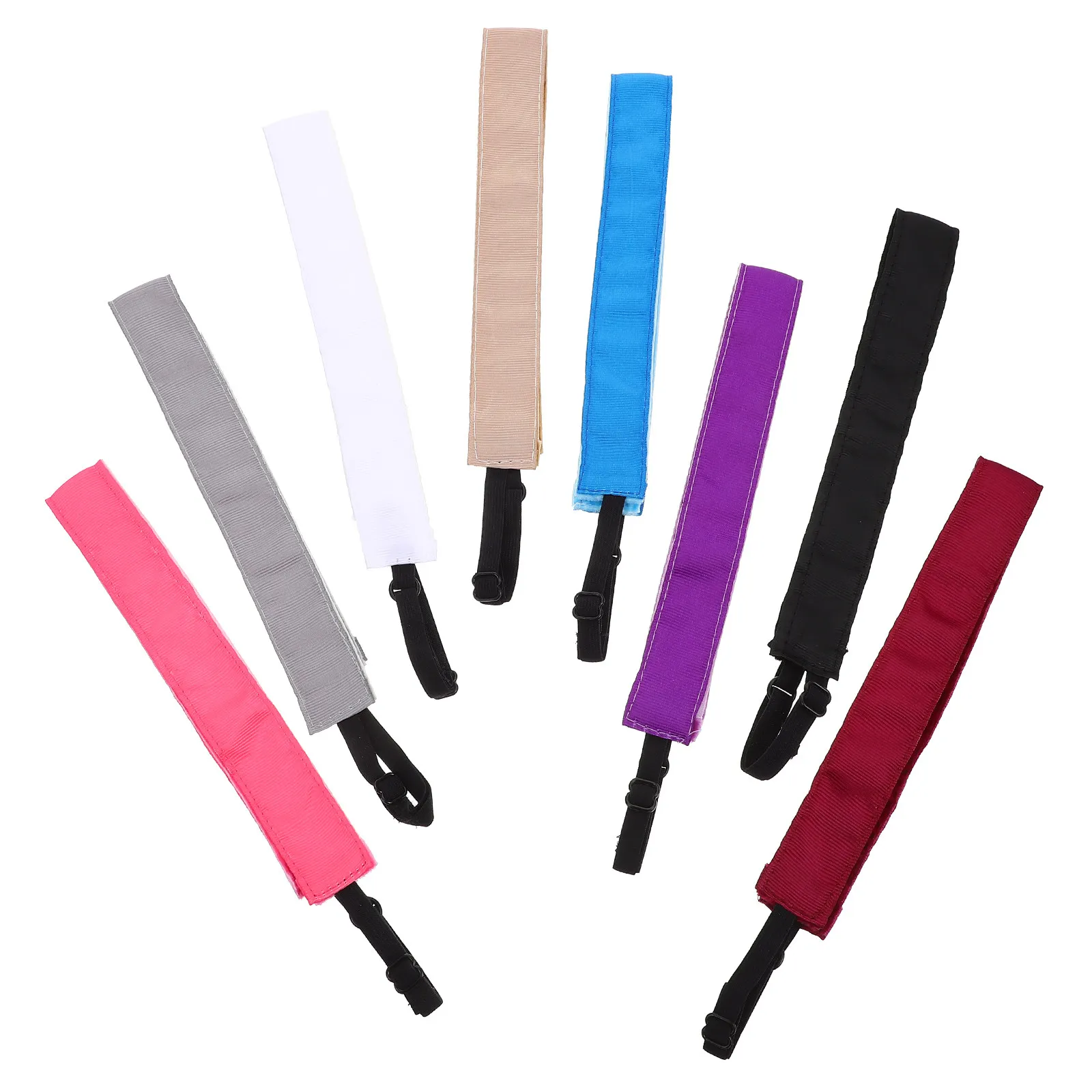 

Набор из 8 тонких эластичных повязок на голову для женщин: влагоотводящие, нескользящие, для йоги, бега, фитнеса и спорта, аксессуары для волос