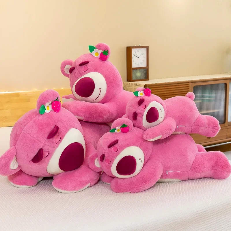 90 centimetri Anime Toy Story Lots-o-Huggin Orso Peluche Kawaii Sdraiato Dormire Lotso Orso Peluche Morbido Peluche Bambola Cuscino Regalo Di Compleanno