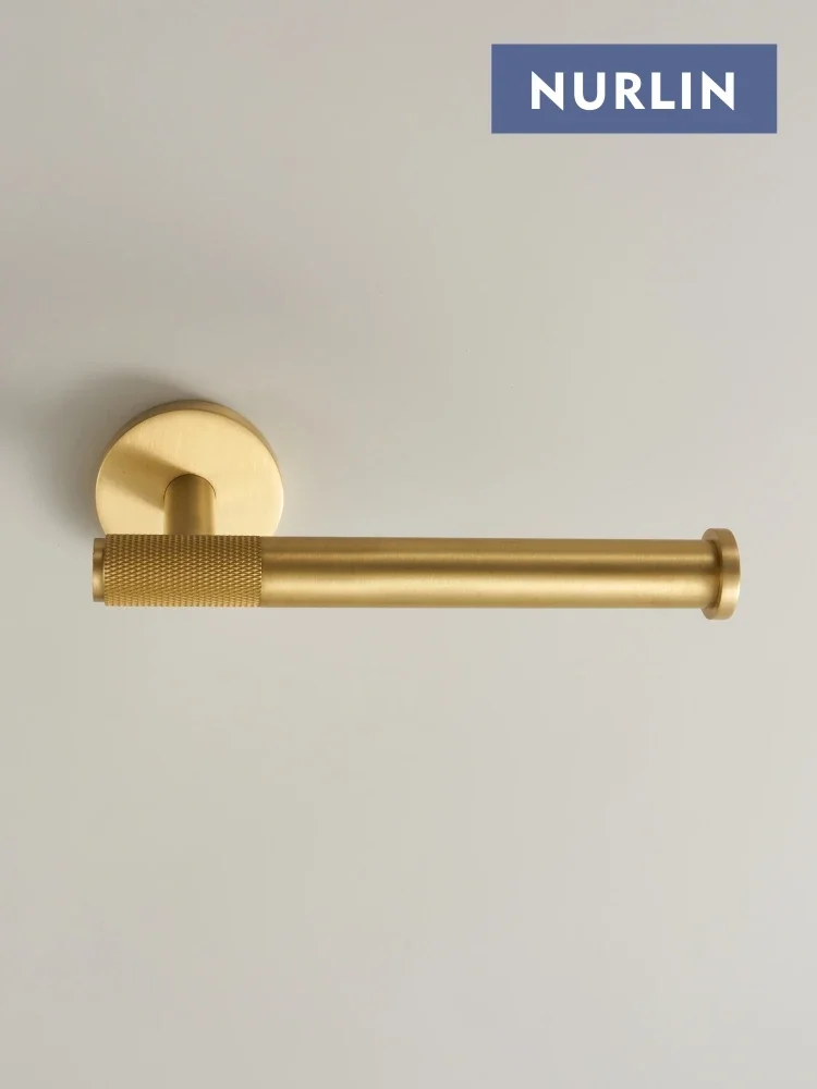 Nurlin латунная серия с накаткой, аксессуары для ванной комнаты, фурнитура, вешалка для полотенец, крючок, держатели для туалетных рулонов, черное золото