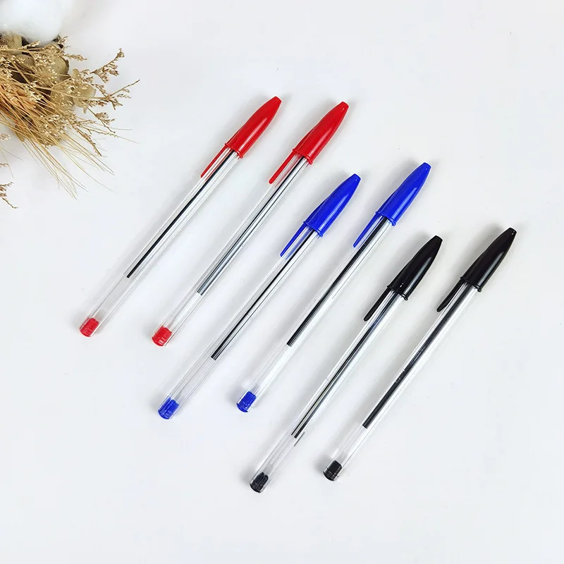 Comfort Ballpoint Pen, Medium Point, 1.0mm, for Smooth Writing And Journaling, Black/Blue/Red Ink,10/15 Count