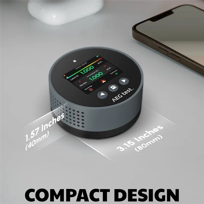 【FRESCO】1085 Detector de Radon Detector de Radon doméstico portátil Detector de radiación de Gas de Radon Natural para nuevas casas de granito de mármol