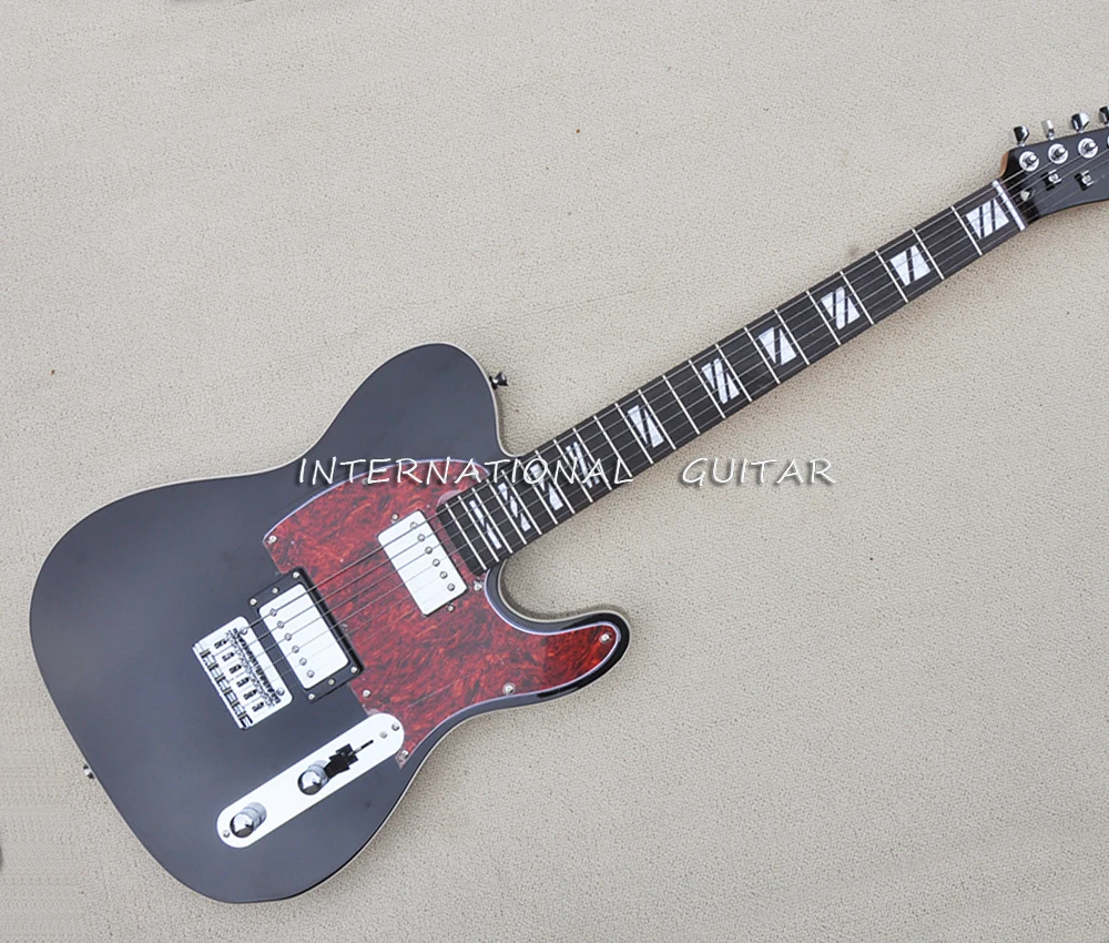 

6 Strings Blue Electric Guitar with Red Pearl Pickguard,Rosewood Fretboard,22 Frets