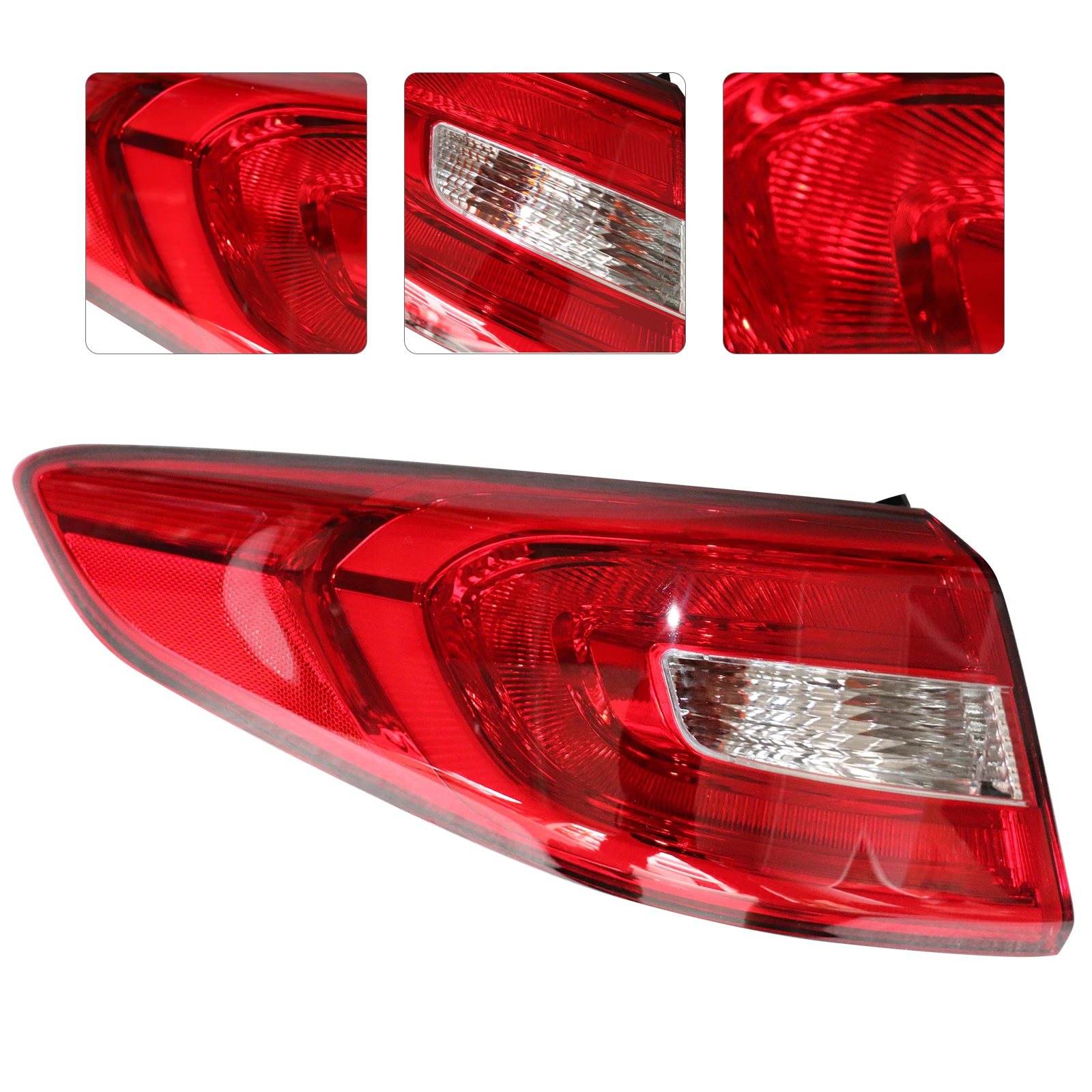 

Left Driver Side Rear Tail Light For 2015 2016 2017 Hyundai Sonata Outer Lamp LH Halogen Direct Replacement with Foam Gaskets